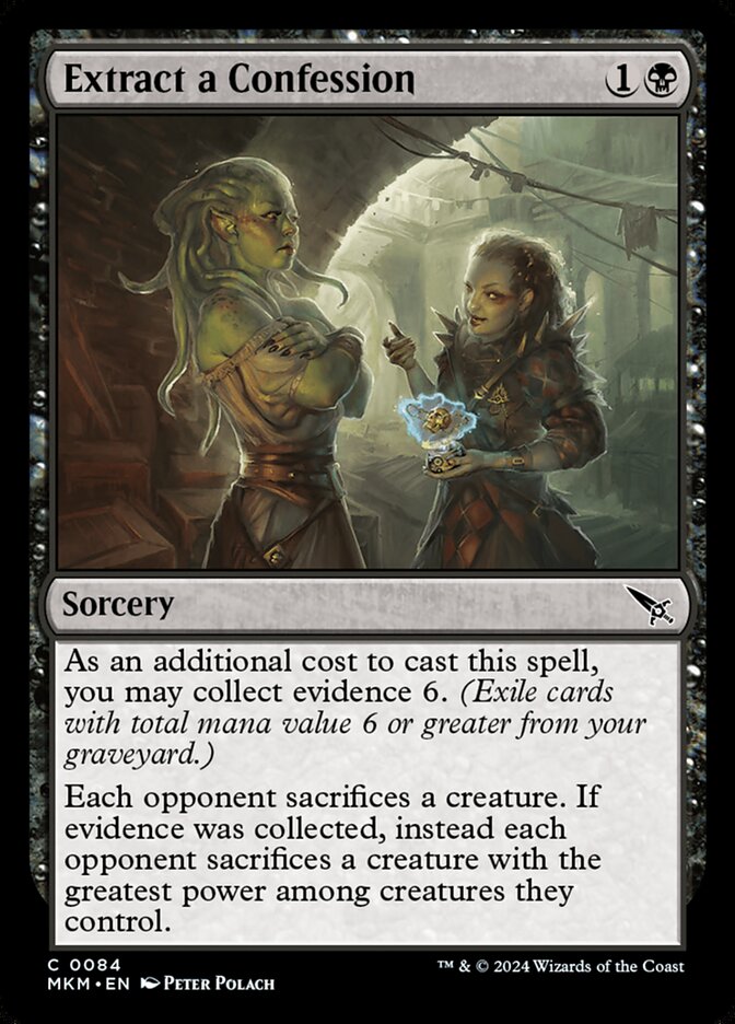 Card Scan of Extract a Confession | MKM