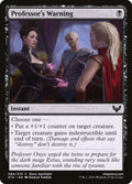 Card Scan of Professor's Warning | STX
