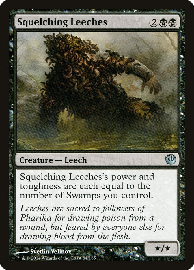 Card Scan of Squelching Leeches | JOU