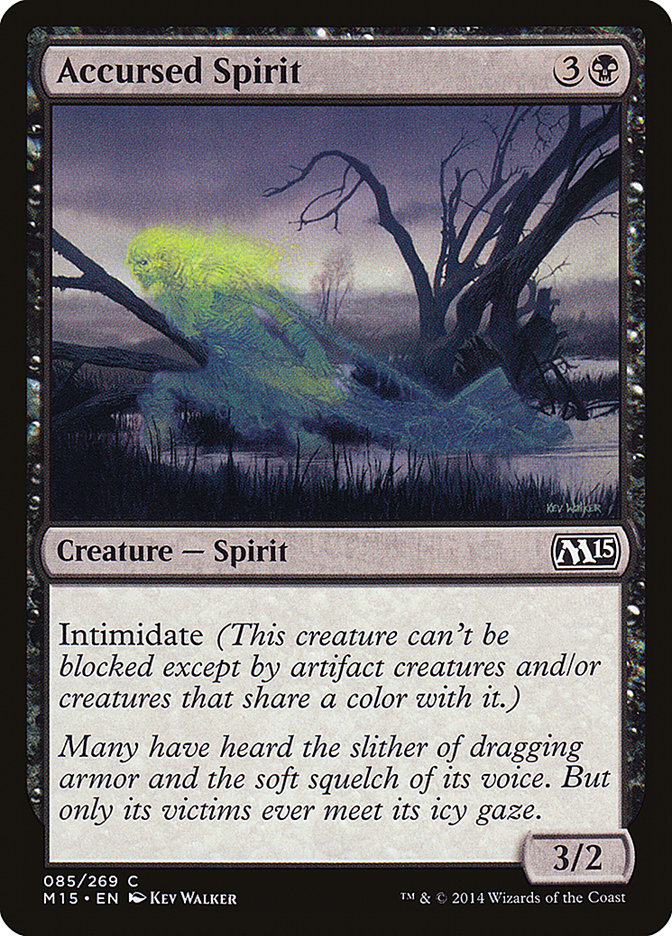 Card Scan of Accursed Spirit | M15