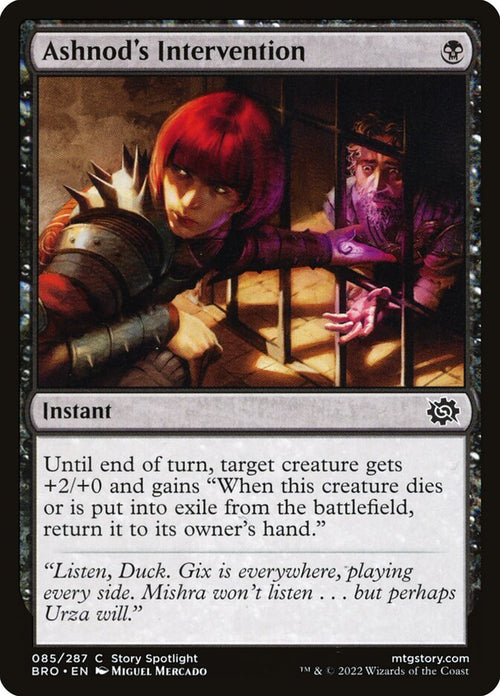 Card Scan of Ashnod's Intervention | BRO