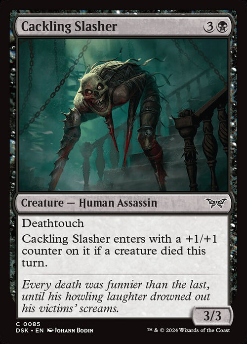 Card Scan of Cackling Slasher | DSK