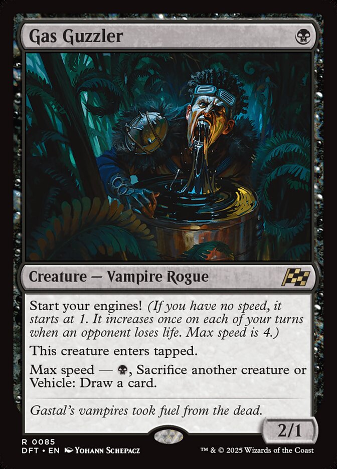 Card Scan of Gas Guzzler | DFT