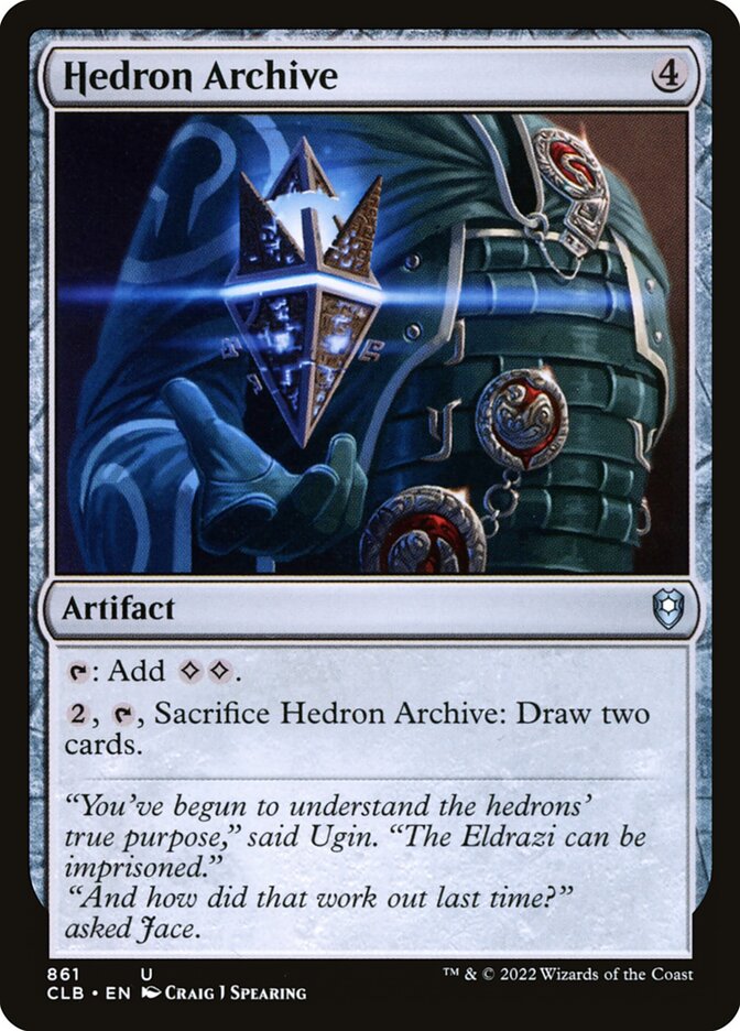 Card Scan of Hedron Archive | CLB