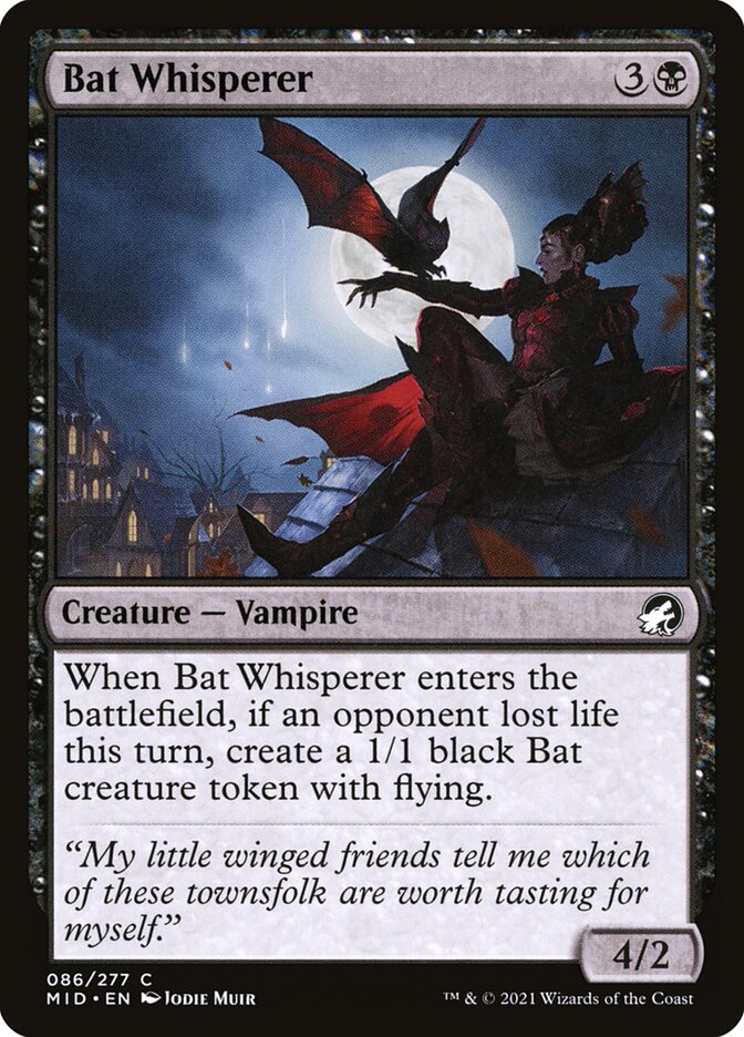 Card Scan of Bat Whisperer | MID