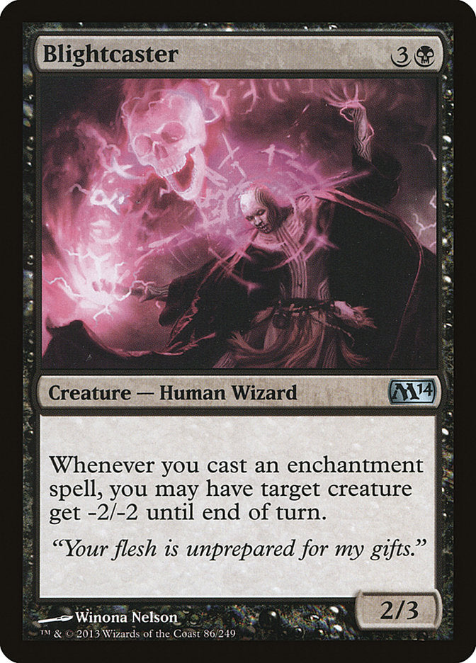 Card Scan of Blightcaster | M14