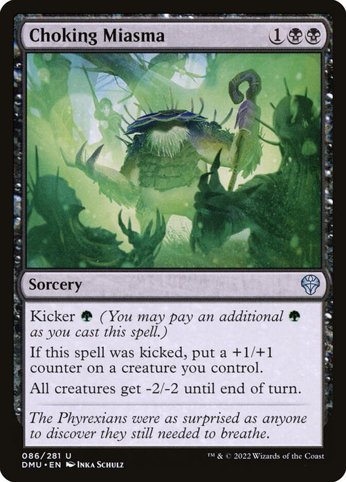 Card Scan of Choking Miasma | DMU