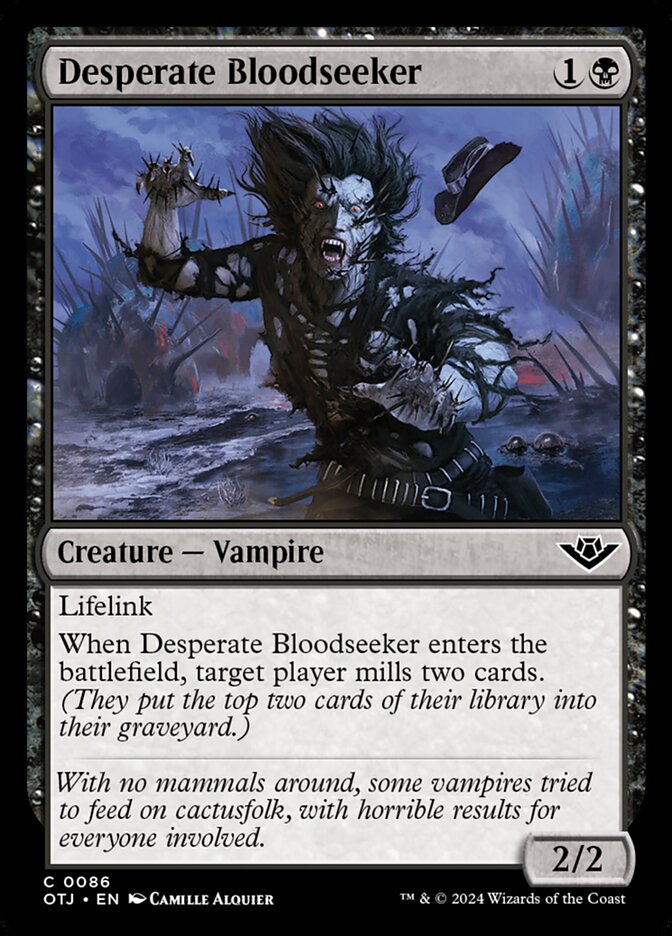 Card Scan of Desperate Bloodseeker | OTJ