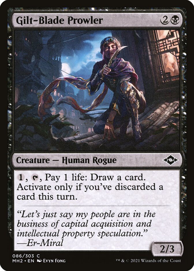 Card Scan of Gilt-Blade Prowler | MH2
