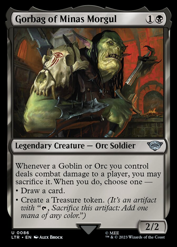 Card Scan of Gorbag of Minas Morgul | LTR