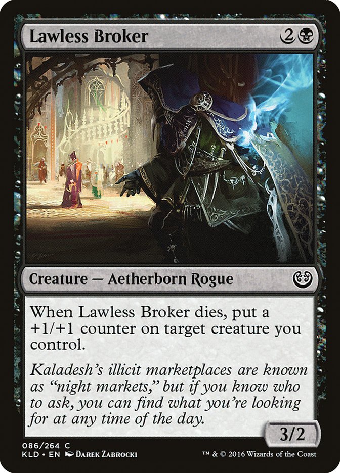 Card Scan of Lawless Broker | KLD