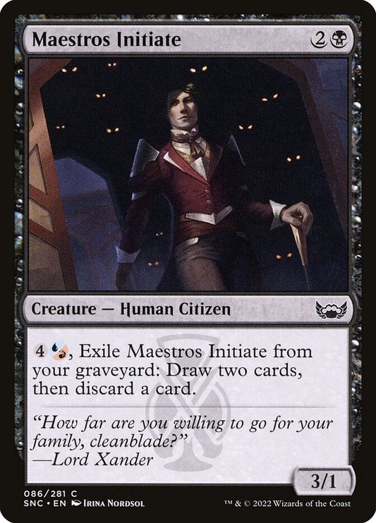 Maestros Initiate | SNC