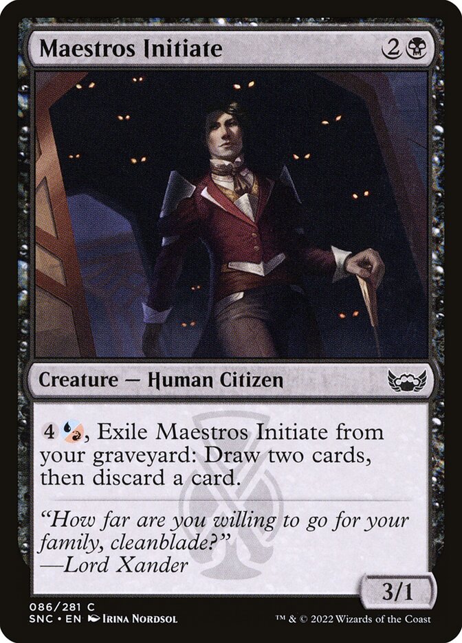 Maestros Initiate | SNC (Foil) - Card Scan