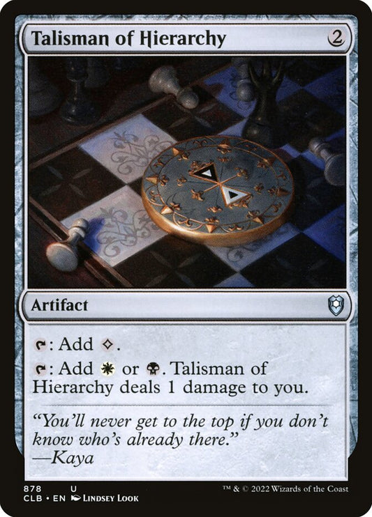 Talisman of Hierarchy | CLB