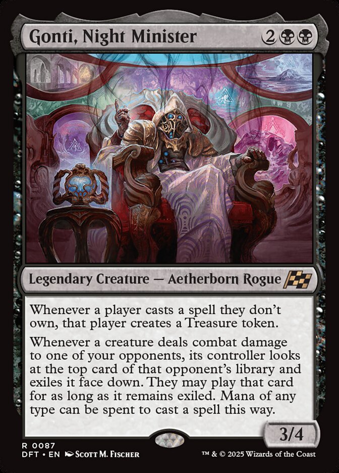Card Scan of Gonti, Night Minister | DFT