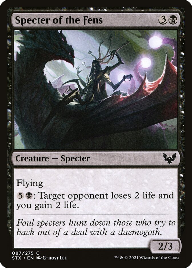 Card Scan of Specter of the Fens | STX