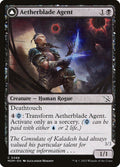 Card Scan of Aetherblade Agent // Gitaxian Mindstinger | MOM