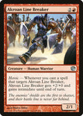 Card Scan of Akroan Line Breaker | JOU