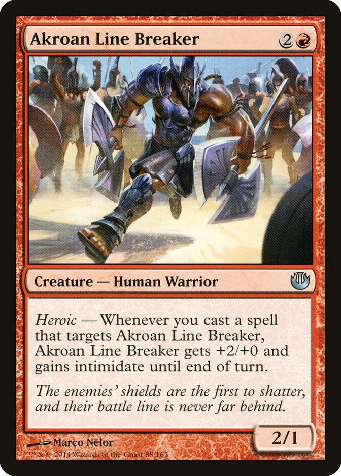 Card Scan of Akroan Line Breaker | JOU
