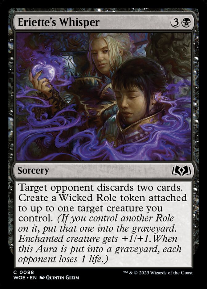 Card Scan of Eriette's Whisper | WOE