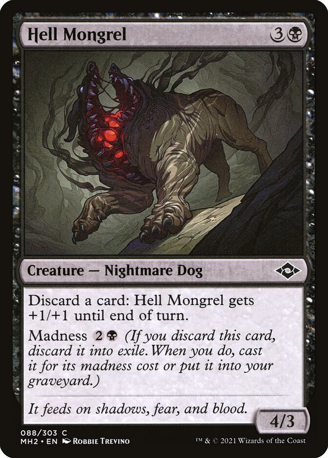 Card Scan of Hell Mongrel | MH2