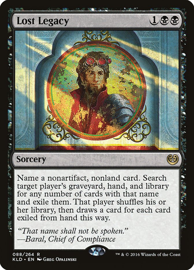 Card Scan of Lost Legacy | KLD