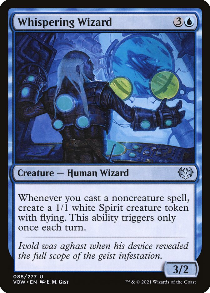 Card Scan of Whispering Wizard | VOW