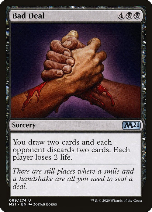 Card Scan of Bad Deal | M21