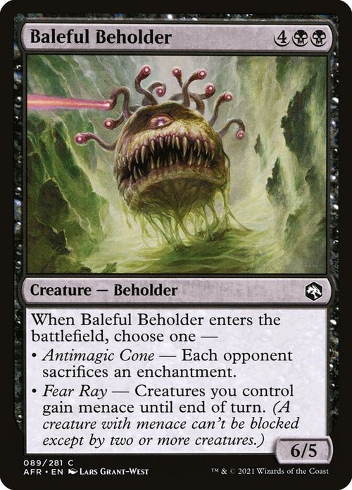Card Scan of Baleful Beholder | AFR