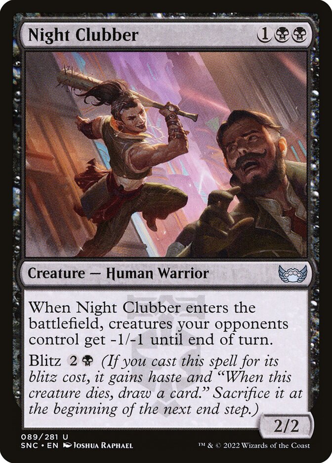 Card Scan of Night Clubber | SNC