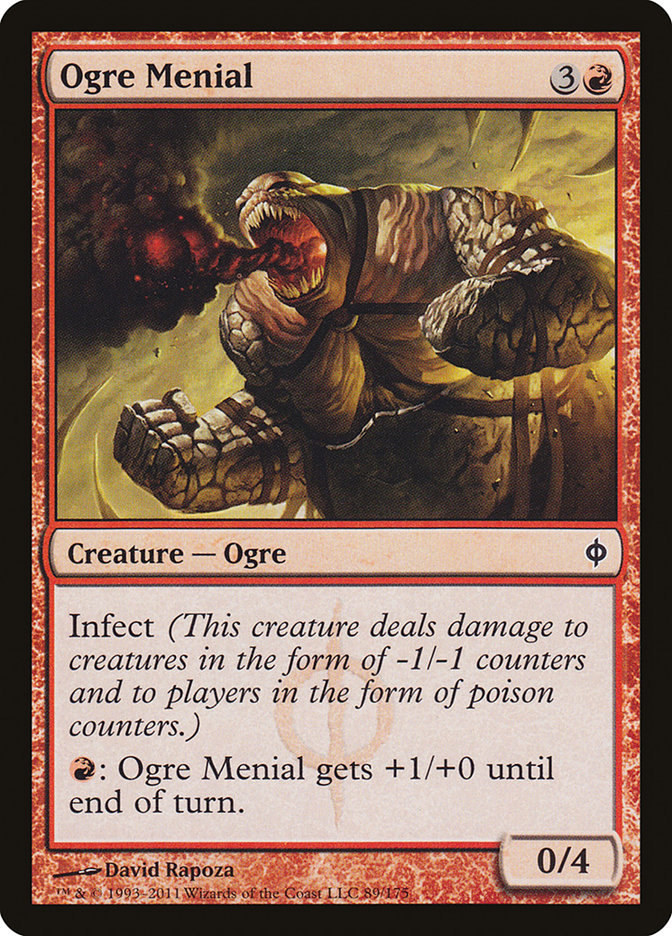 Card Scan of Ogre Menial | NPH
