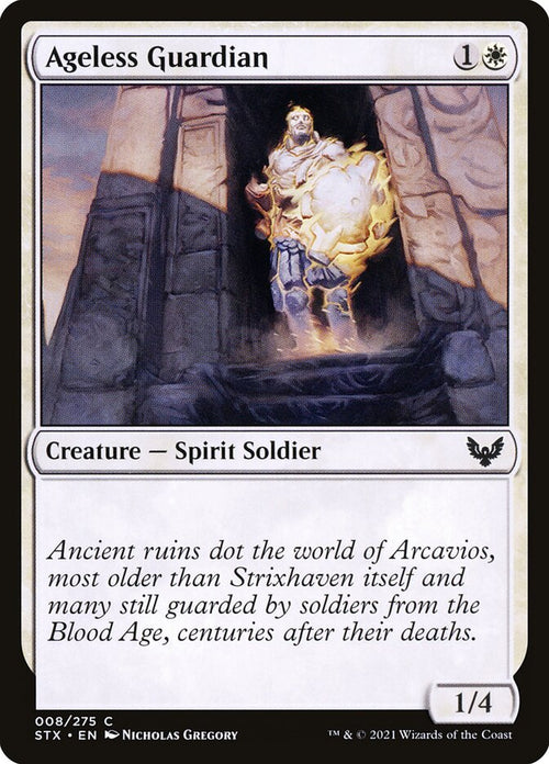 Card Scan of Ageless Guardian | STX