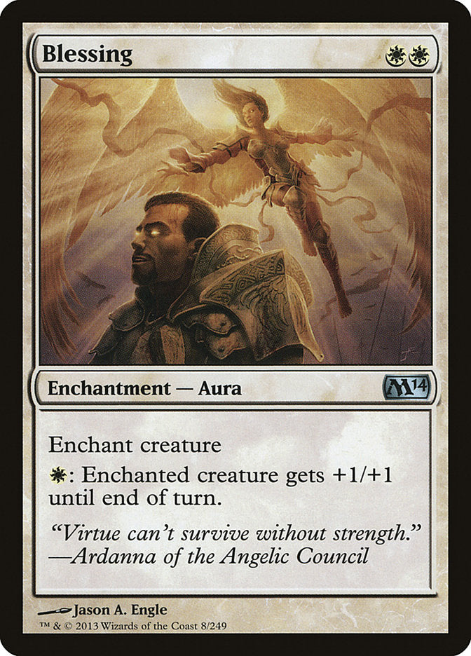 Card Scan of Blessing | M14