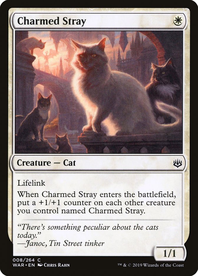 Card Scan of Charmed Stray | WAR