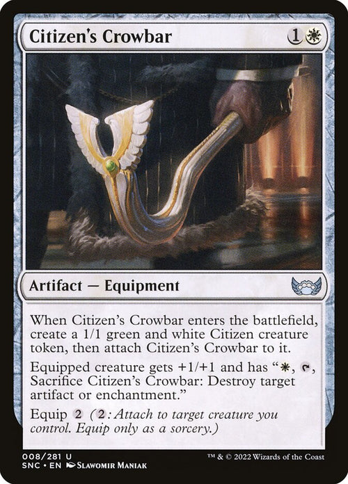 Card Scan of Citizen's Crowbar | SNC