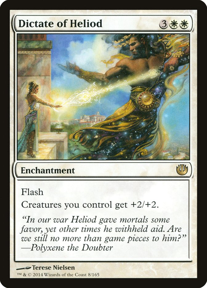 Card Scan of Dictate of Heliod | JOU