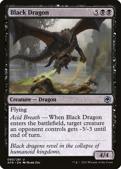 Card Scan of Black Dragon | AFR