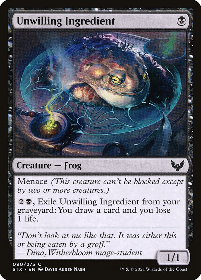 Card Scan of Unwilling Ingredient | STX