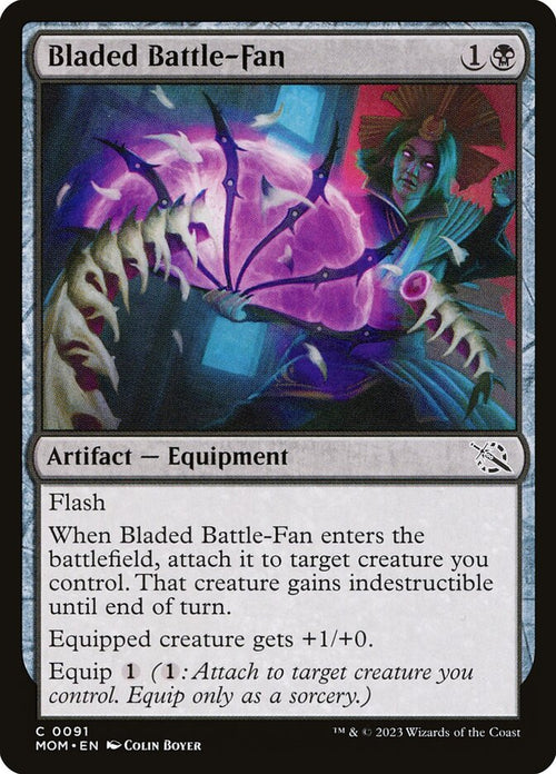 Card Scan of Bladed Battle-Fan | MOM