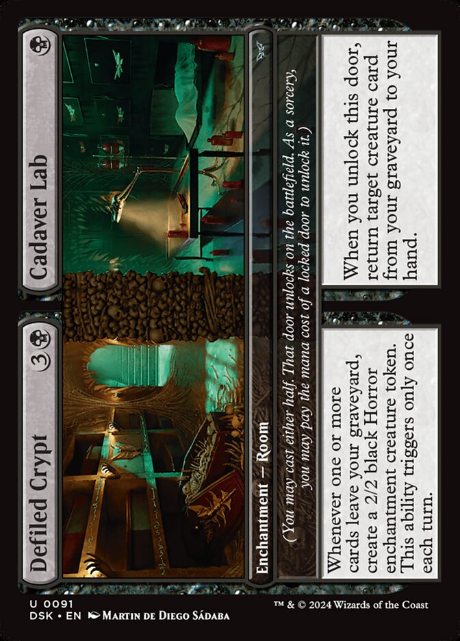Card Scan of Defiled Crypt // Cadaver Lab | DSK