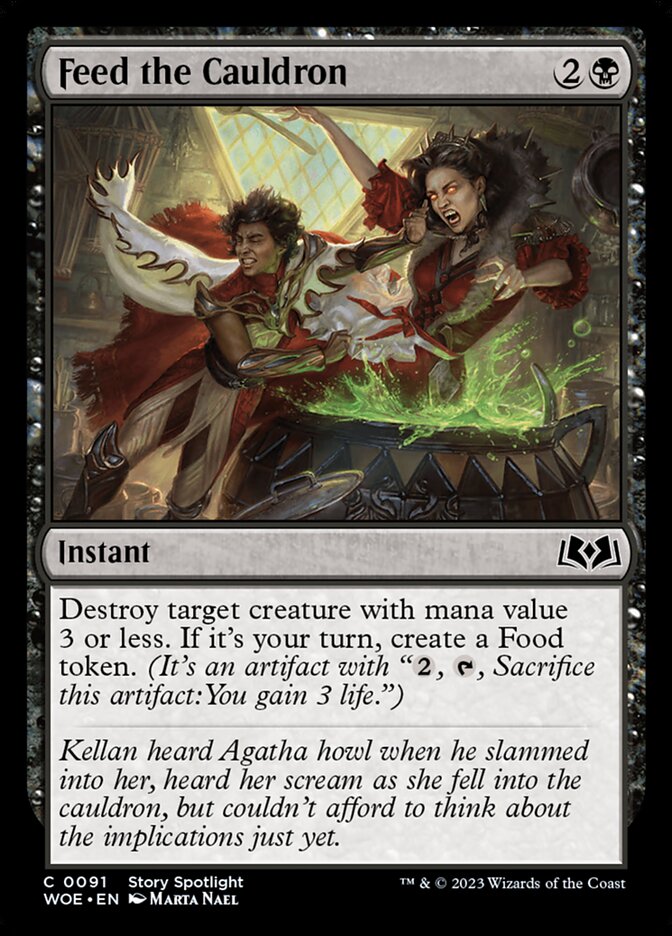 Card Scan of Feed the Cauldron | WOE