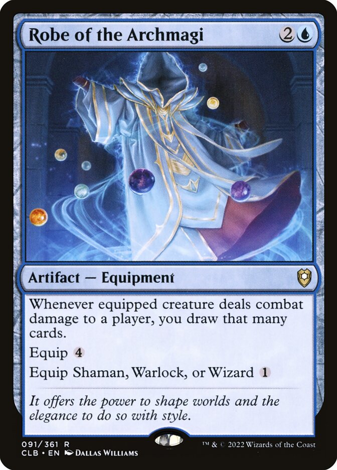 Card Scan of Robe of the Archmagi | CLB