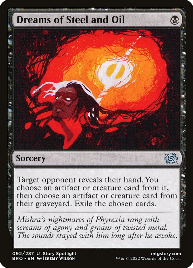Card Scan of Dreams of Steel and Oil | BRO