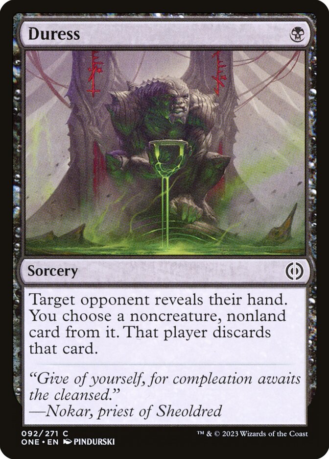 Card Scan of Duress | ONE