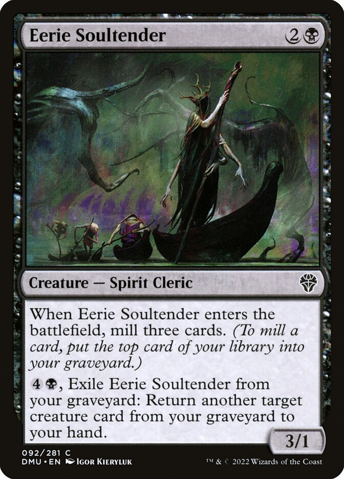 Card Scan of Eerie Soultender | DMU
