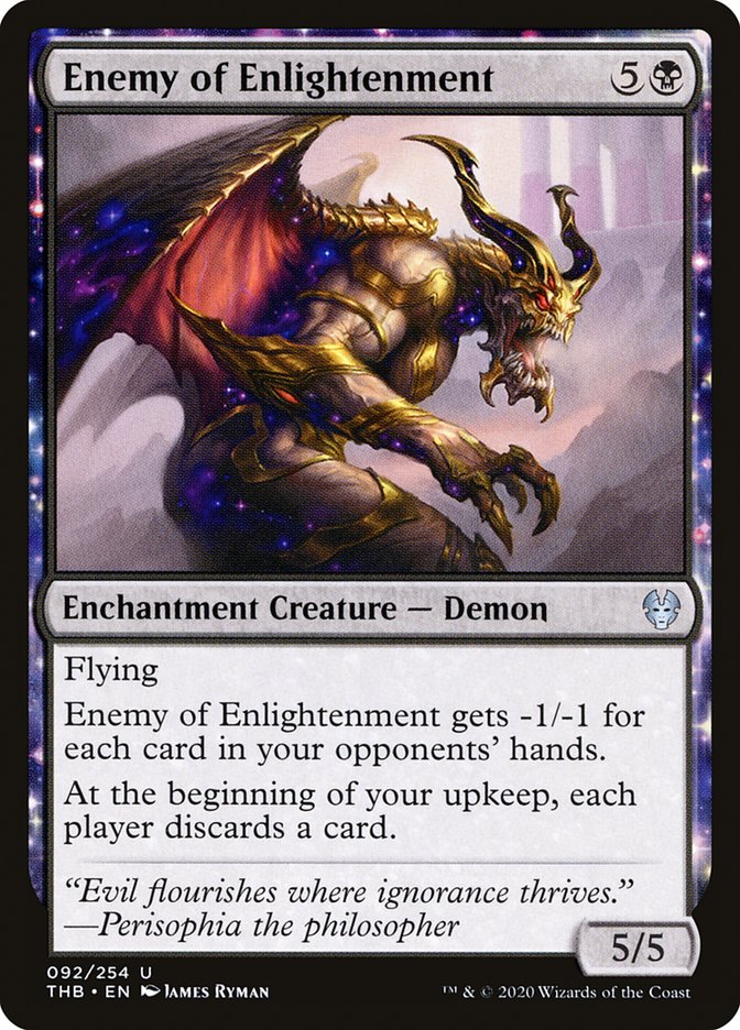 Card Scan of Enemy of Enlightenment | THB