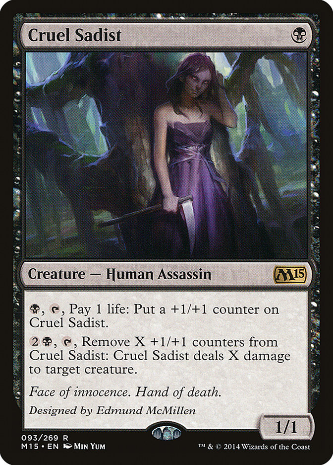 Card Scan of Cruel Sadist | M15