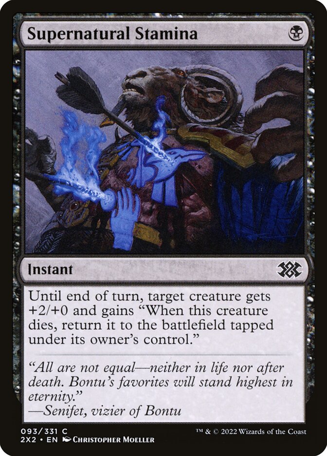 Card Scan of Supernatural Stamina | 2X2