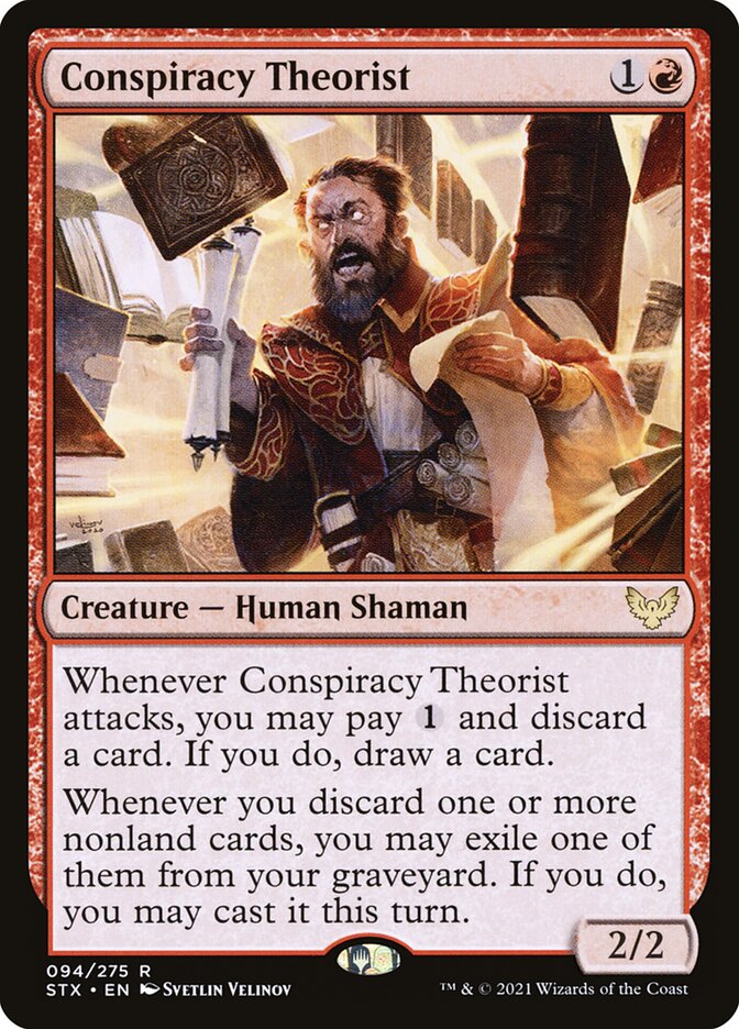 Card Scan of Conspiracy Theorist | STX