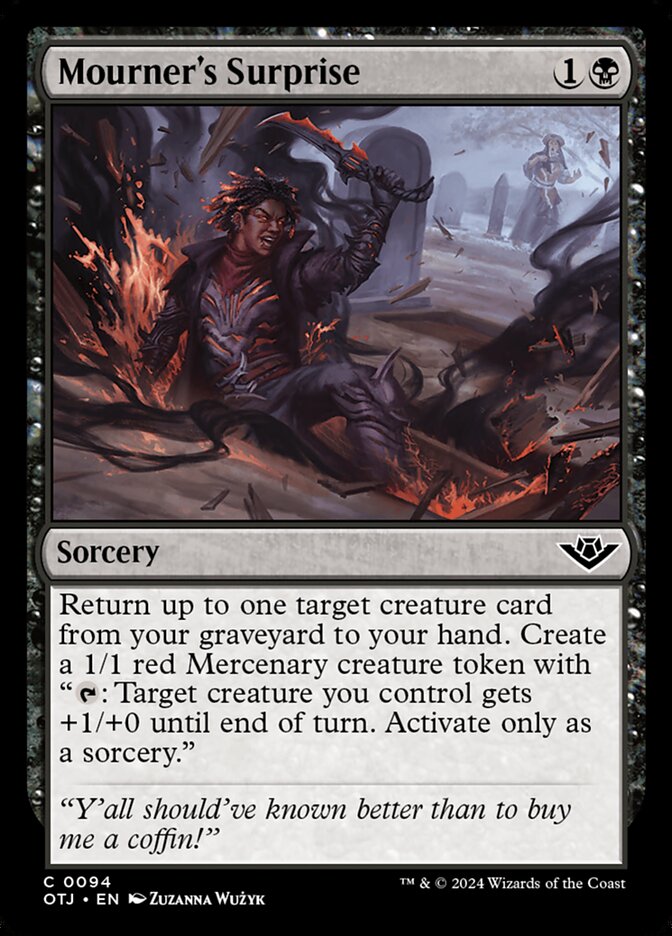 Card Scan of Mourner's Surprise | OTJ
